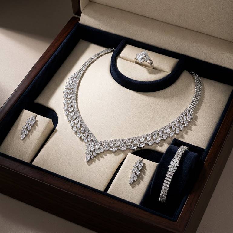 طقم زركون Z0015
