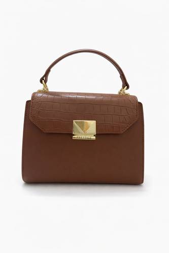 شنطة يد وسط بني PRQ 3470