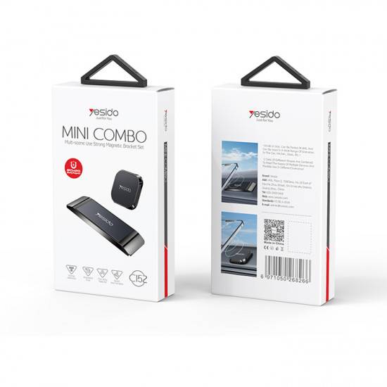 يسيدو حامل مغناطيسي قطعتين YESIDO MINI COMBO C152