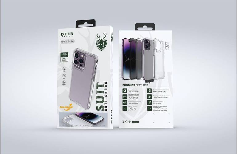 بكج حمايه متكامل مقاوم للصدمات للايفون - من DEER