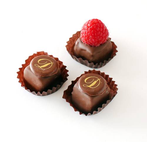 Mini brownies by pieces