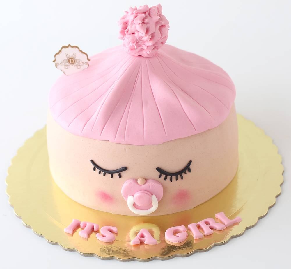 Newborn Baby Girl Cake