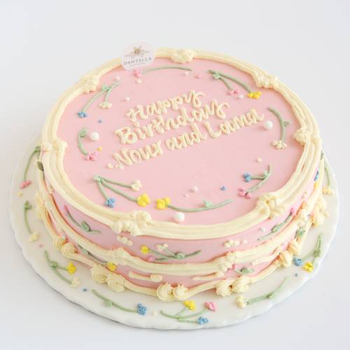 Lovely Pink Cake Large