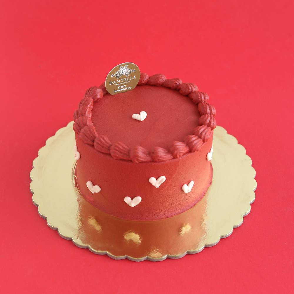 Red Baby Love Cake