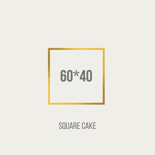  Square cake 60 *40 Cm