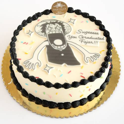 Sugeee One Pice Graduated Cake