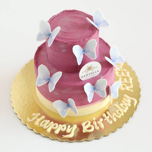 Baby Purple Glitter Elegant Cake _ بيبي بيربل قليتر كيك