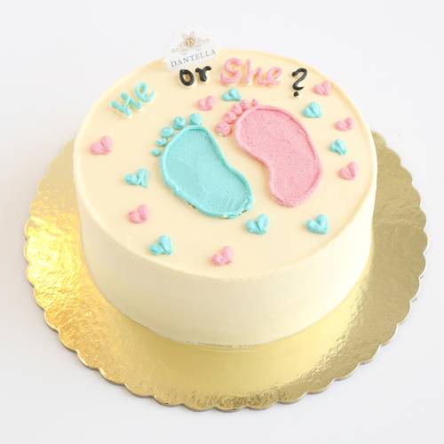 Baby  Footprint Cake