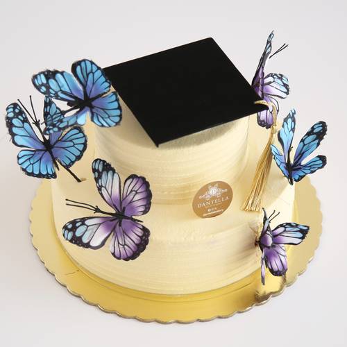 Butterfly Graduation Cake