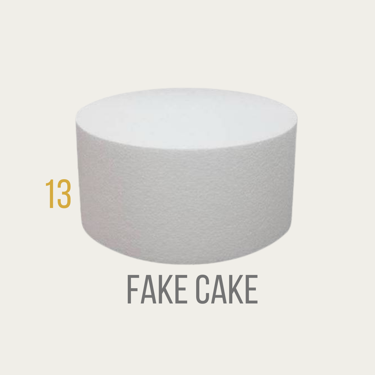 Fake cake thirteen inch double