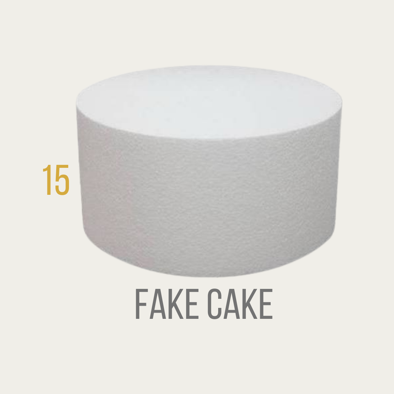 Fake cake fifteen inch double