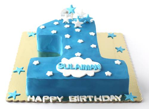  Nighty  number cake 