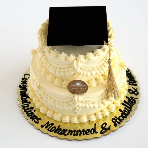 Elegant Graduation Cake