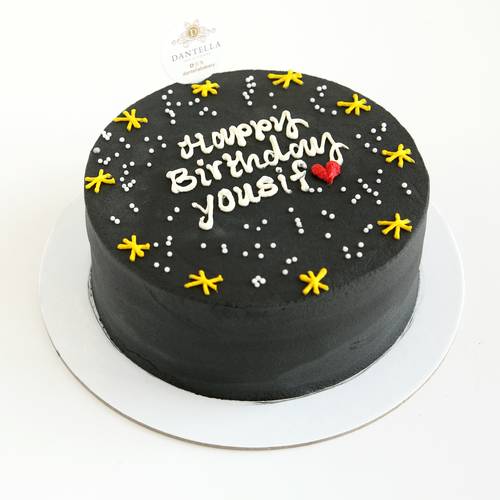 Stars Black Cake