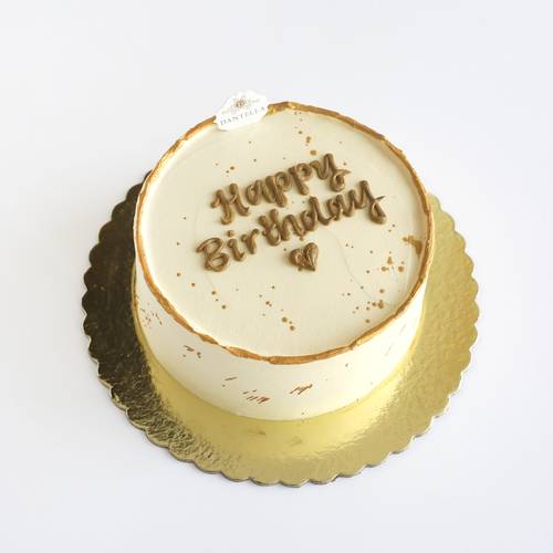 Gold Birthday Cake