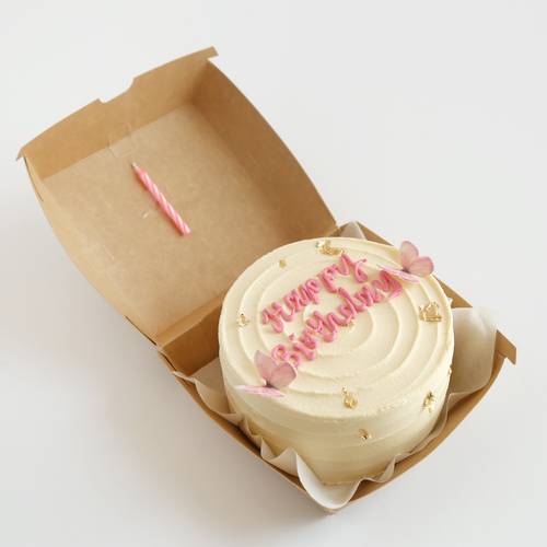 Pink Butterfly Lunch Cake