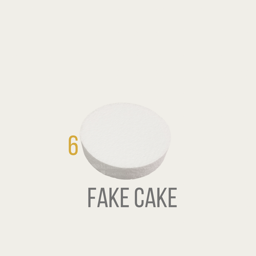 Fake Cake Six Inch Single