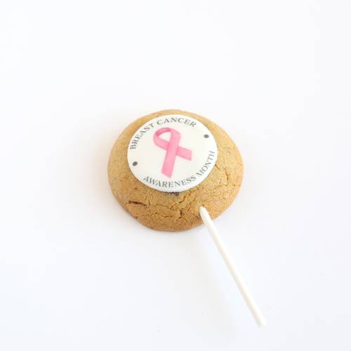 Fight Pink Lolli Pops Cookies