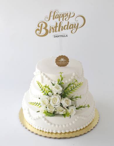  تغريسة العيد ميلاد _Happy Birthday Cake Topper Style  