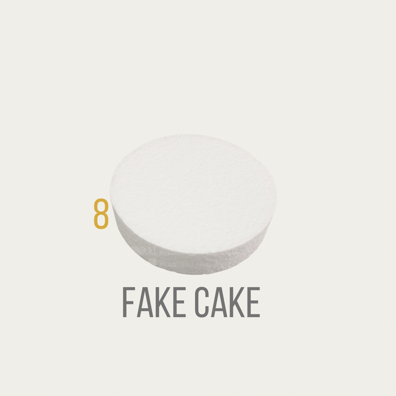 Fake cake eight inch single