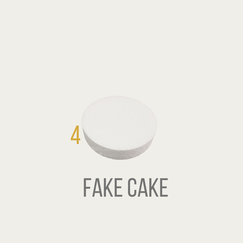 Fake Cake Four Inch Single