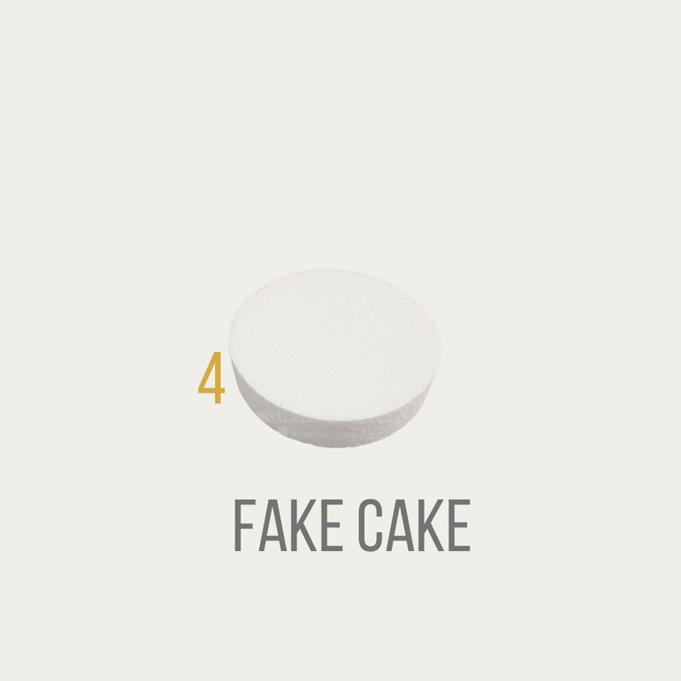 fake cake four inch Single
