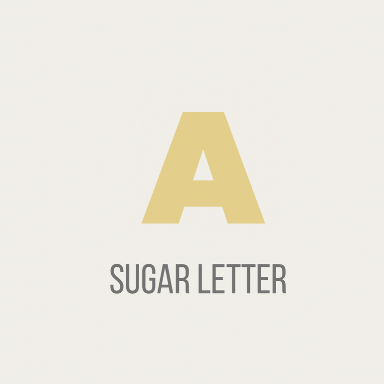 writing sugar letters- الكتابة بحروف عجينة السكر