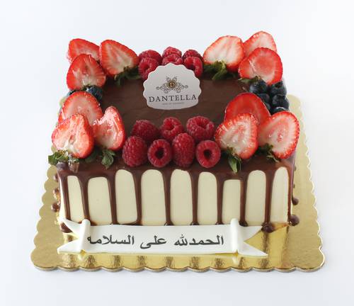 Square Red Velvet Cake