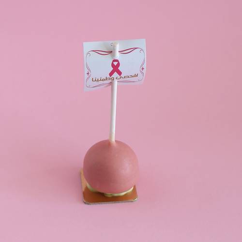 pink ribbon lolipop