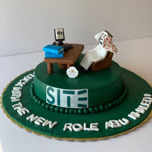 Green Retirement Cake