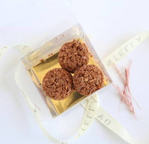 Chocolate crunch by piece