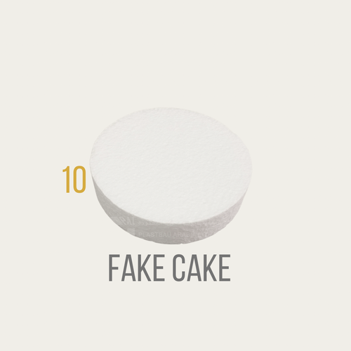 Fake cake ten inch single