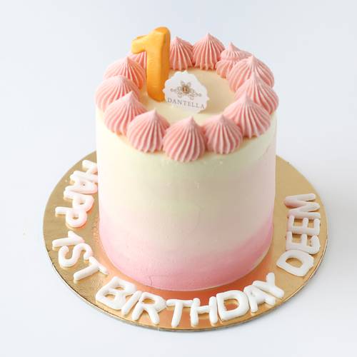 Baby Pink Cake_ بيبي بينك كيك