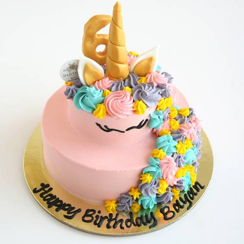 Pink  Elegant Unicorn Cake
