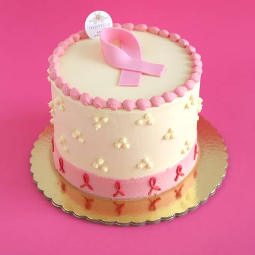 Pink Ribbon Cake