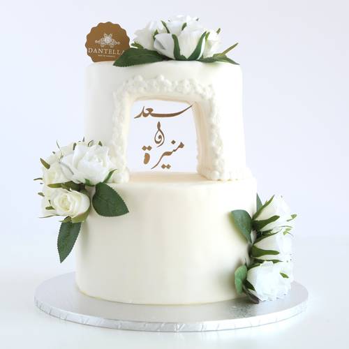 Wedding cake with Acrillic