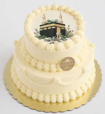 Elegant omrah cake