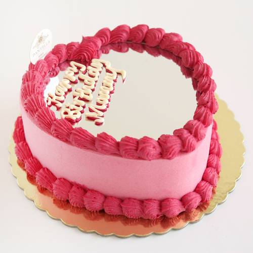 Pink Heart Selfie Cake