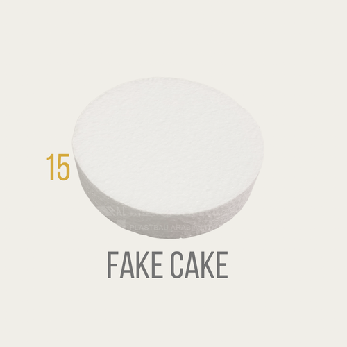 Fake cake fifteen inch single