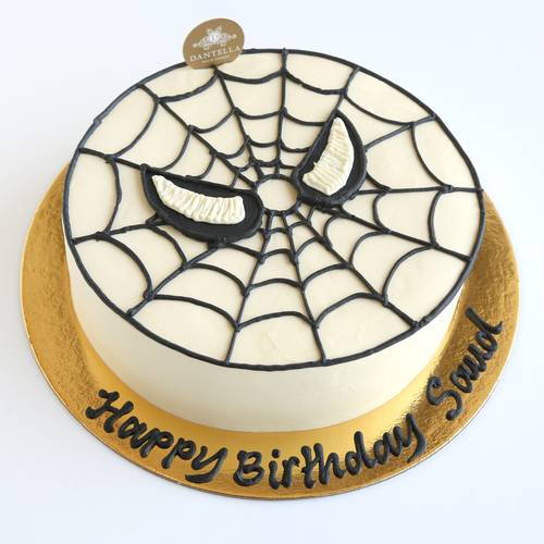White Spider Man Cake
