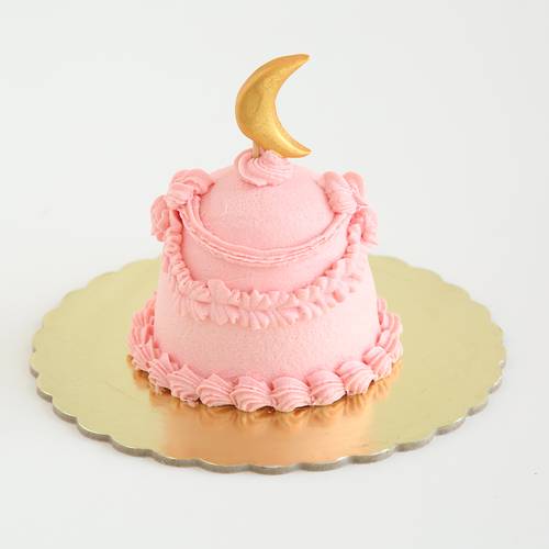 Pink Baby Moon Cake