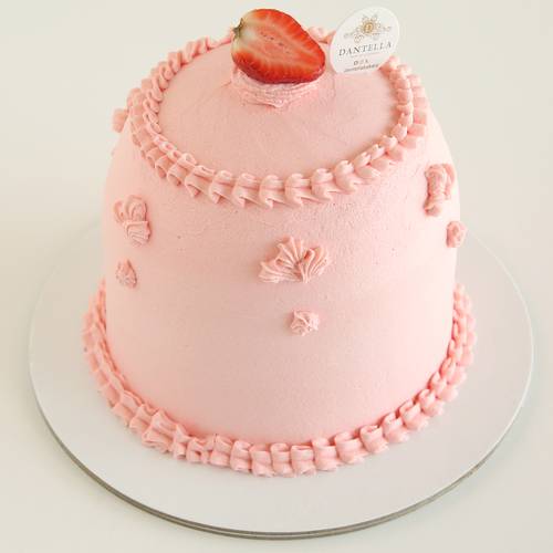 Pink Strawberry Cake