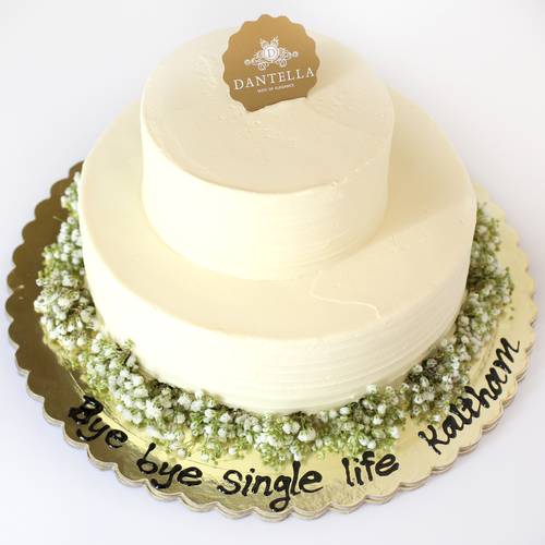 Elegant Baby Breath Cake Large