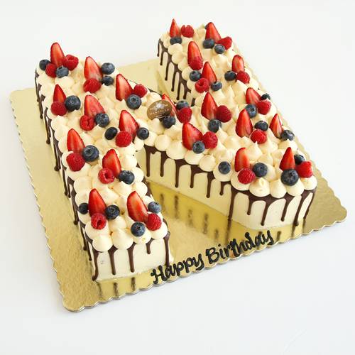 Chocolate Design Letter Cake