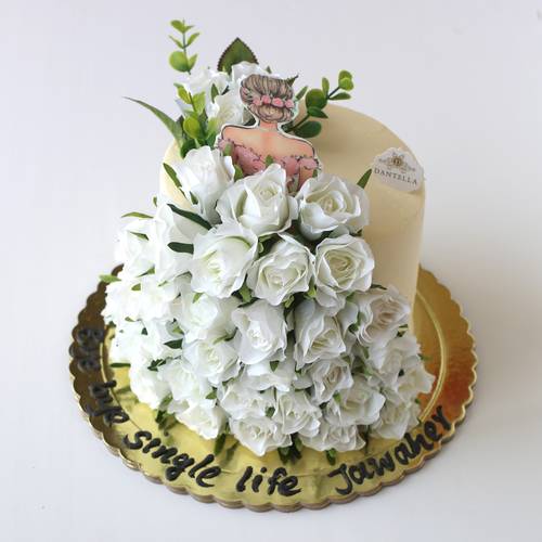 White Pride Cake