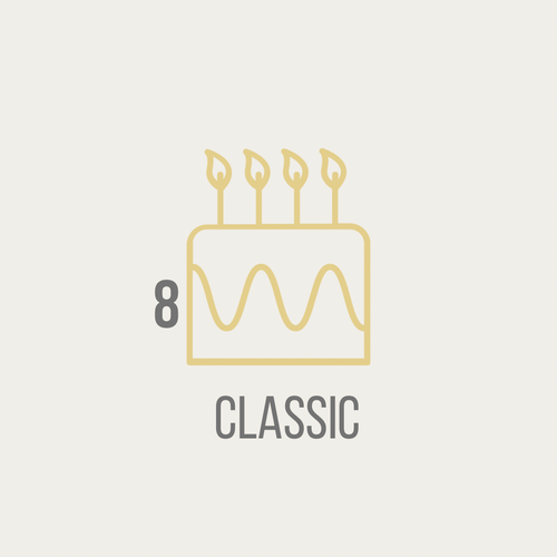 Classic Eight Inch Double