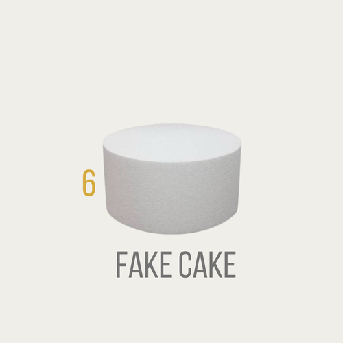 Fake Cake Six Inch Double