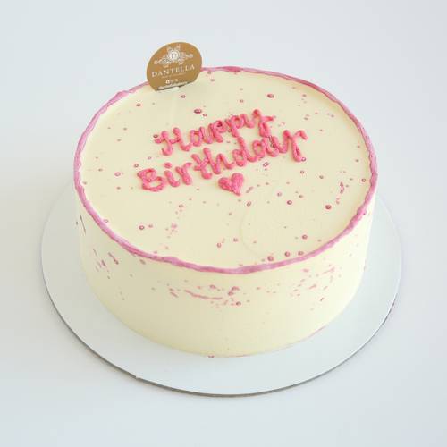 Pinkish Birthday Cake