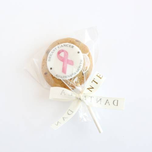Fight Pink Lolli Pops Cookies