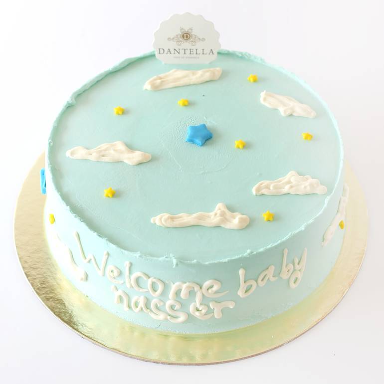 Blue sky Cake meduiem